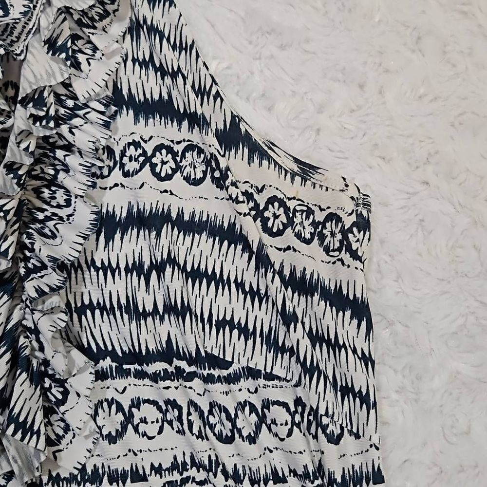 Milano Blue Aztec Print Tank Womens Size Small - Picture 3 of 7